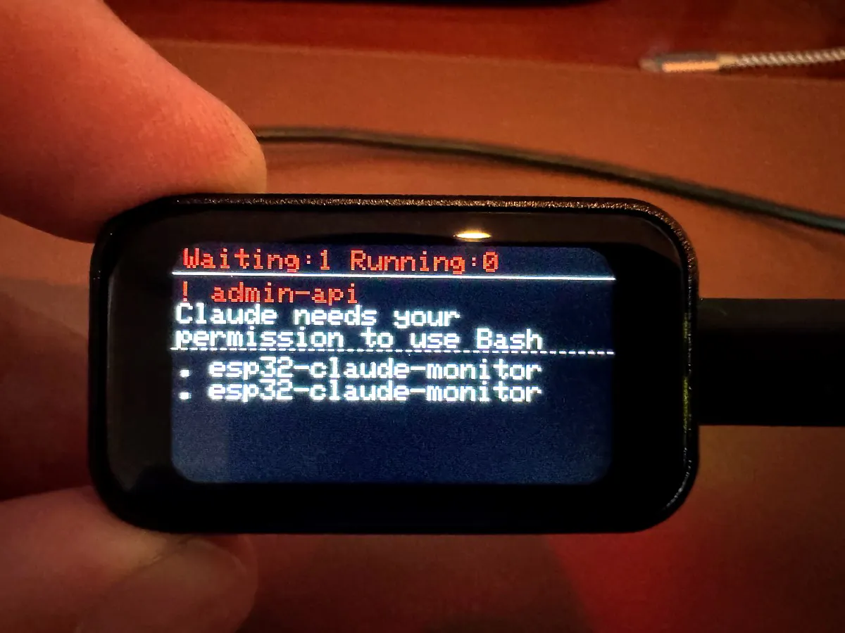 ESP32 Claude Code Monitor screenshot 2