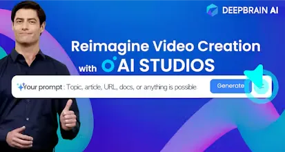 AI Studios by DeepBrain AI gallery image