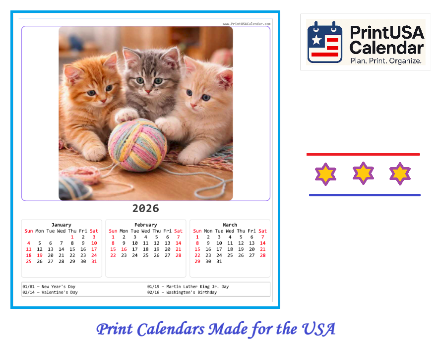 PrintUSACalendar gallery image