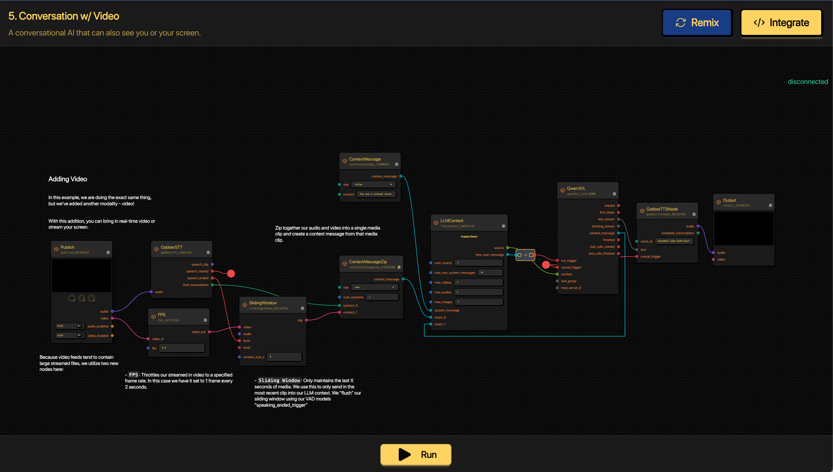 Gabber — screenshot 1 showing tool features and UI