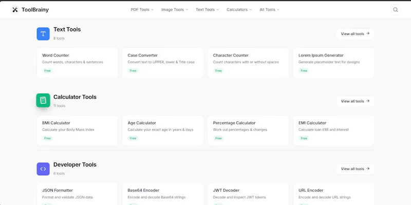 ToolBrainy screenshot 2