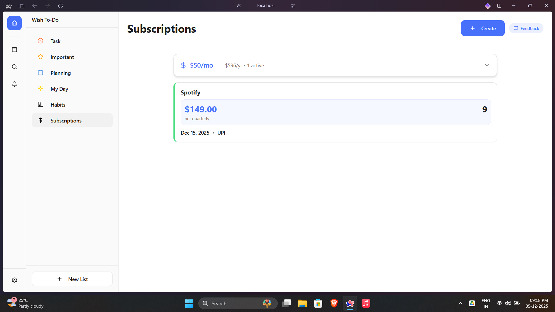 Wish To-Do - Screenshot 4 showing product features and functionality
