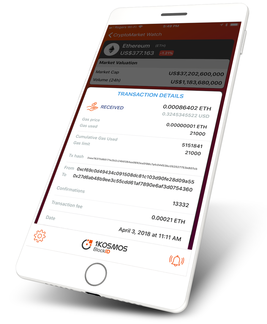 1Kosmos BlockID gallery image