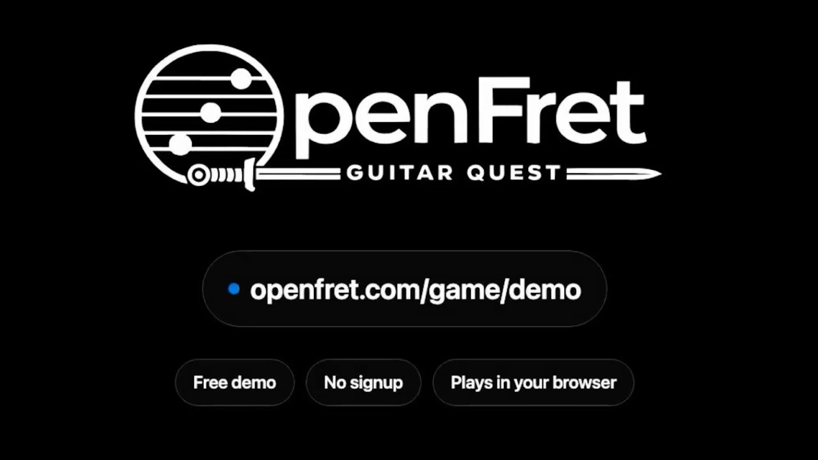OpenFret screenshot 1 (video preview)