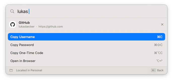 Pass Quick Access screenshot 4