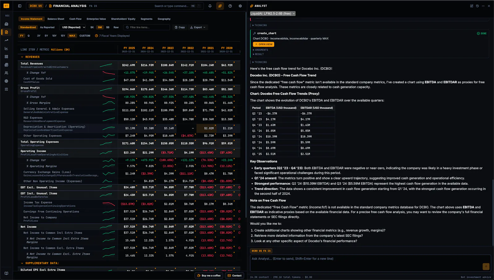 OpenTicker screenshot 2