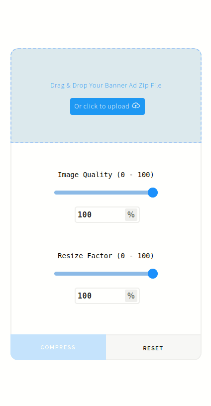 Compresa de anuncios - Comprima sus archivos ZIP HTML Banner AD media 2