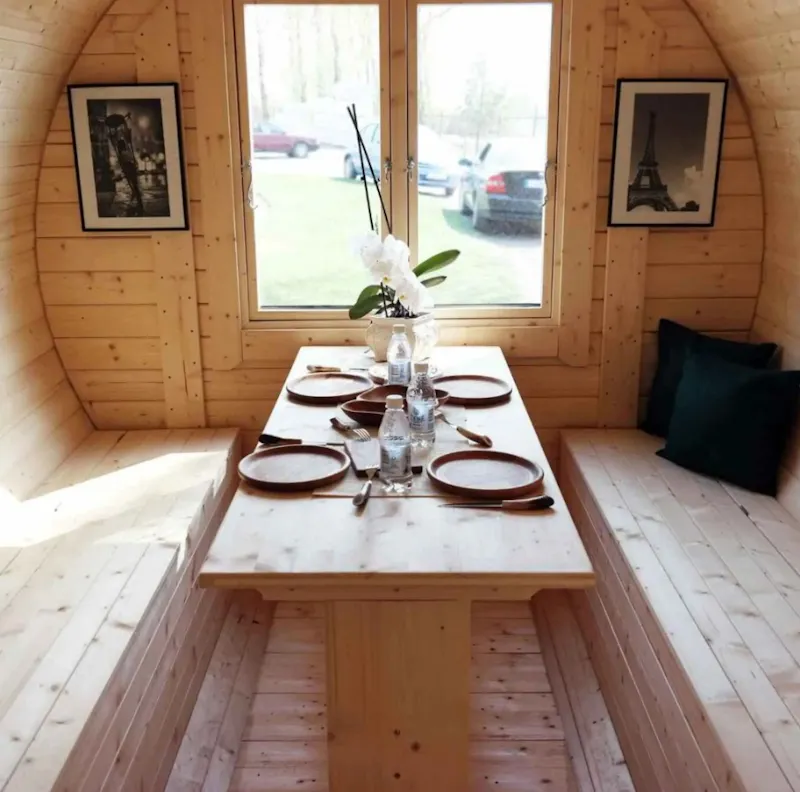 "Roundhouse" Barrel - 8 Person Sauna screenshot 3