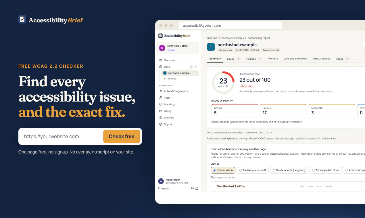 AccessibilityBrief gallery image