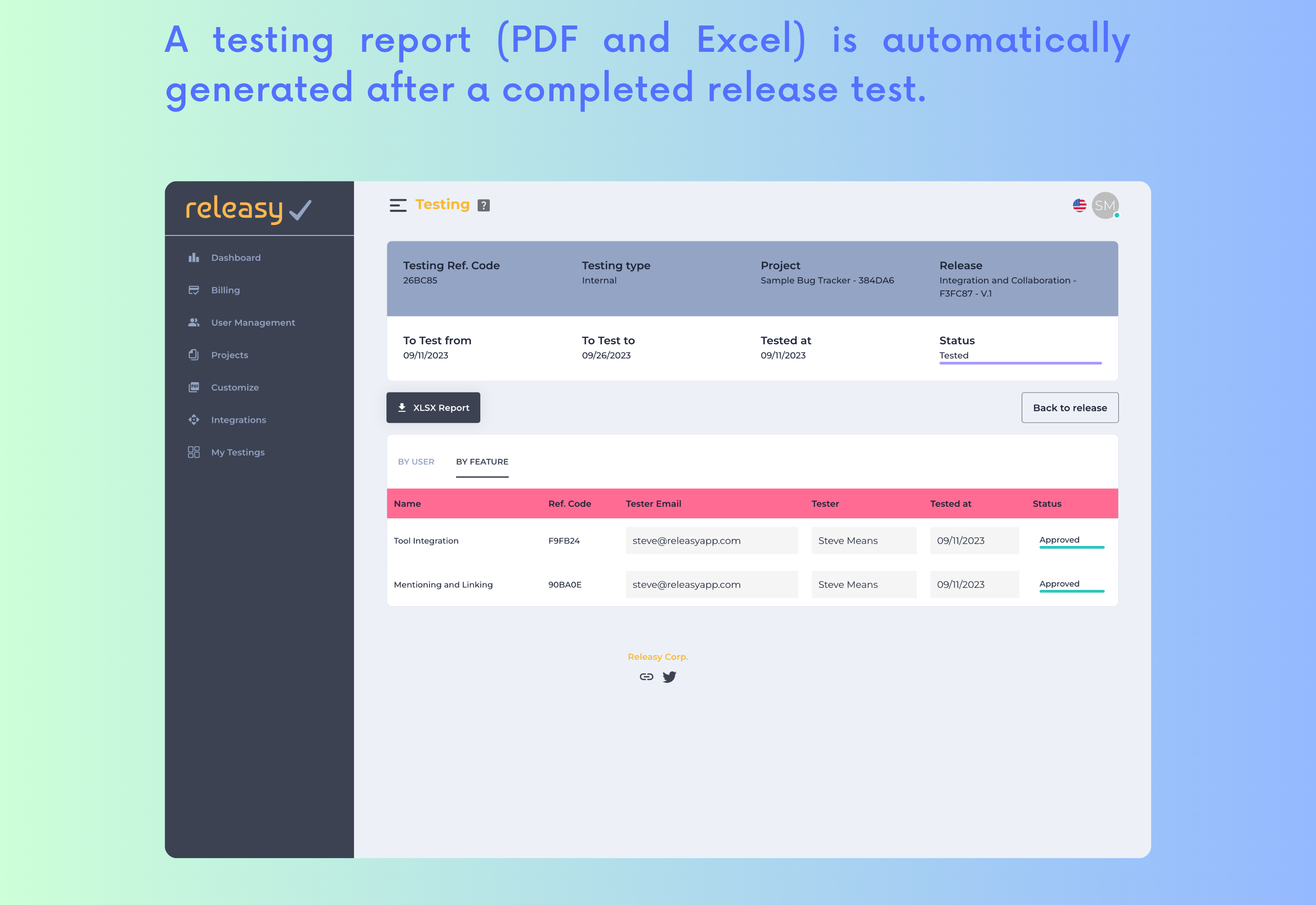 Releasy gallery image