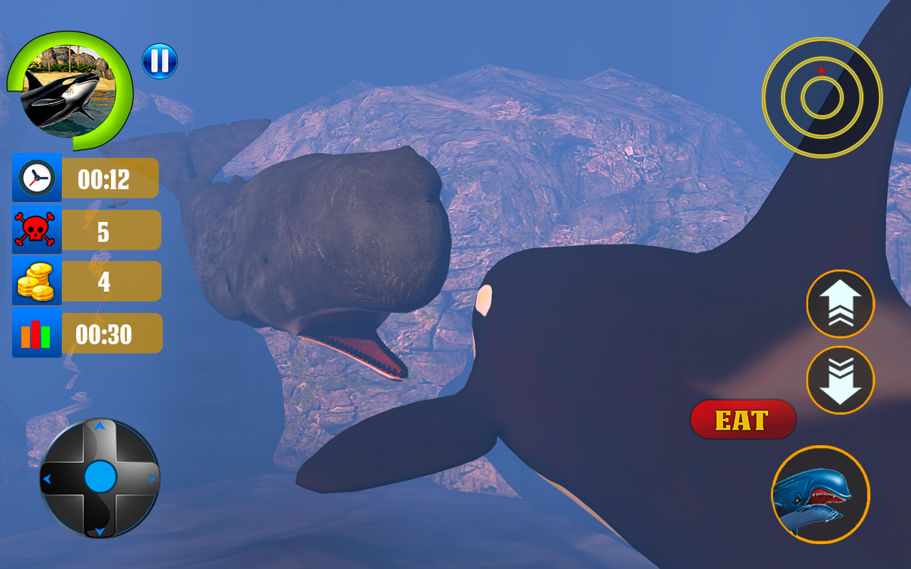Blue Whale Survival Simulator: Angry Shark Game gallery image