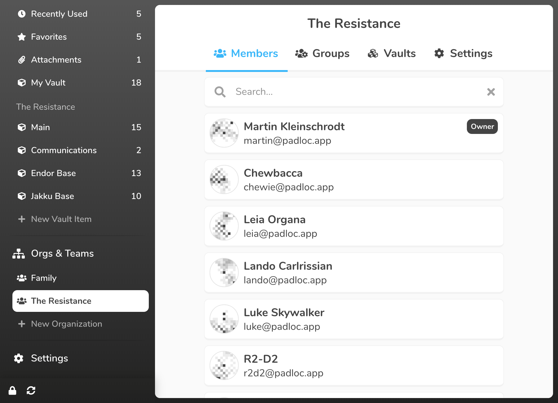 padlock password manager