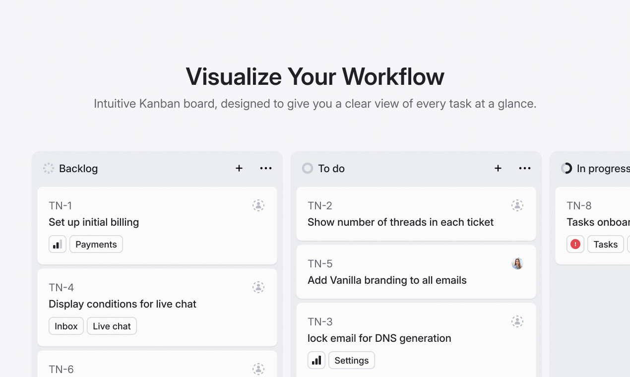 Tasks by Vanilla media 3