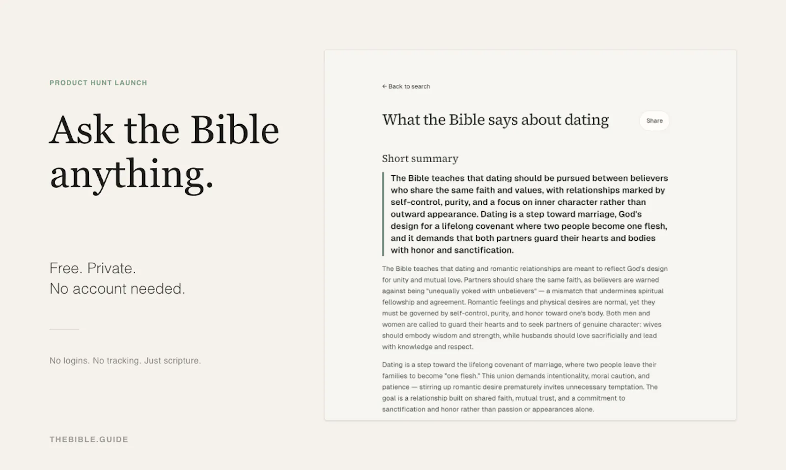 The Bible guide screenshot 3
