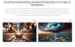 Content Credentials based on C2PA media 2