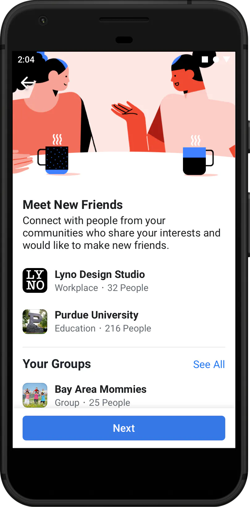 Meet New Friends - pick.tools - Pick smarter, build faster.