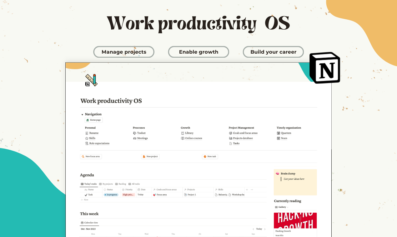 Planificateur de travail et de croissance media 1