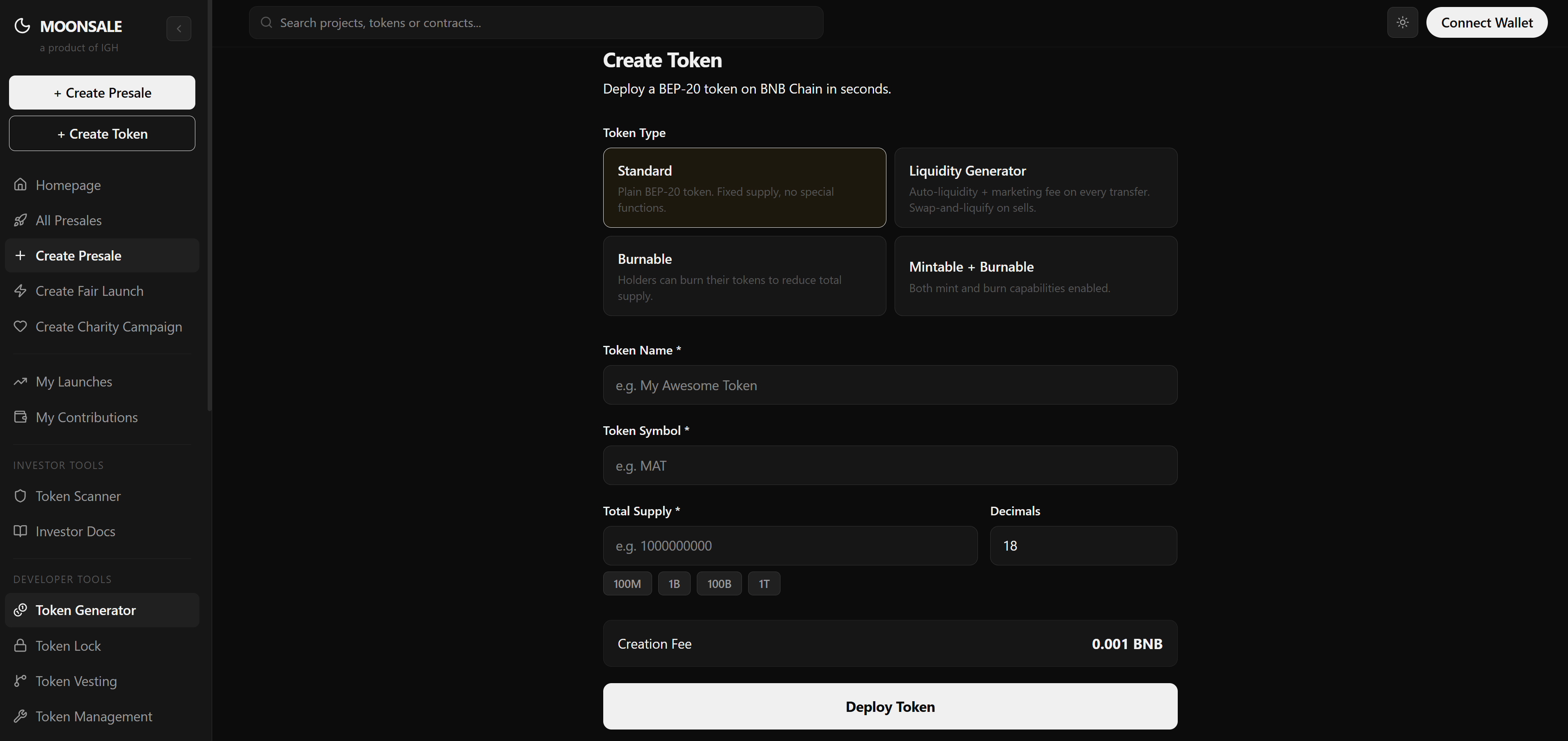 MoonSale Launchpad gallery image