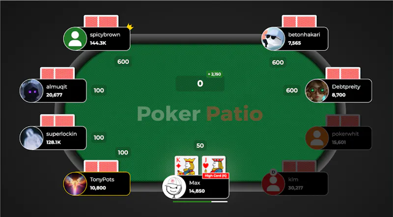 Poker Patio - Play Free Poker screenshot 2