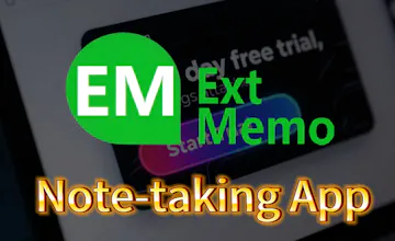 ExtMemo AI Note App gallery image