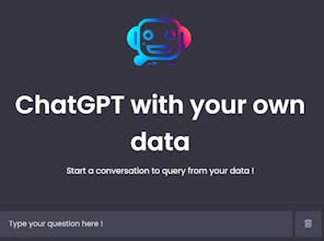 ChatGPT with your own data gallery image