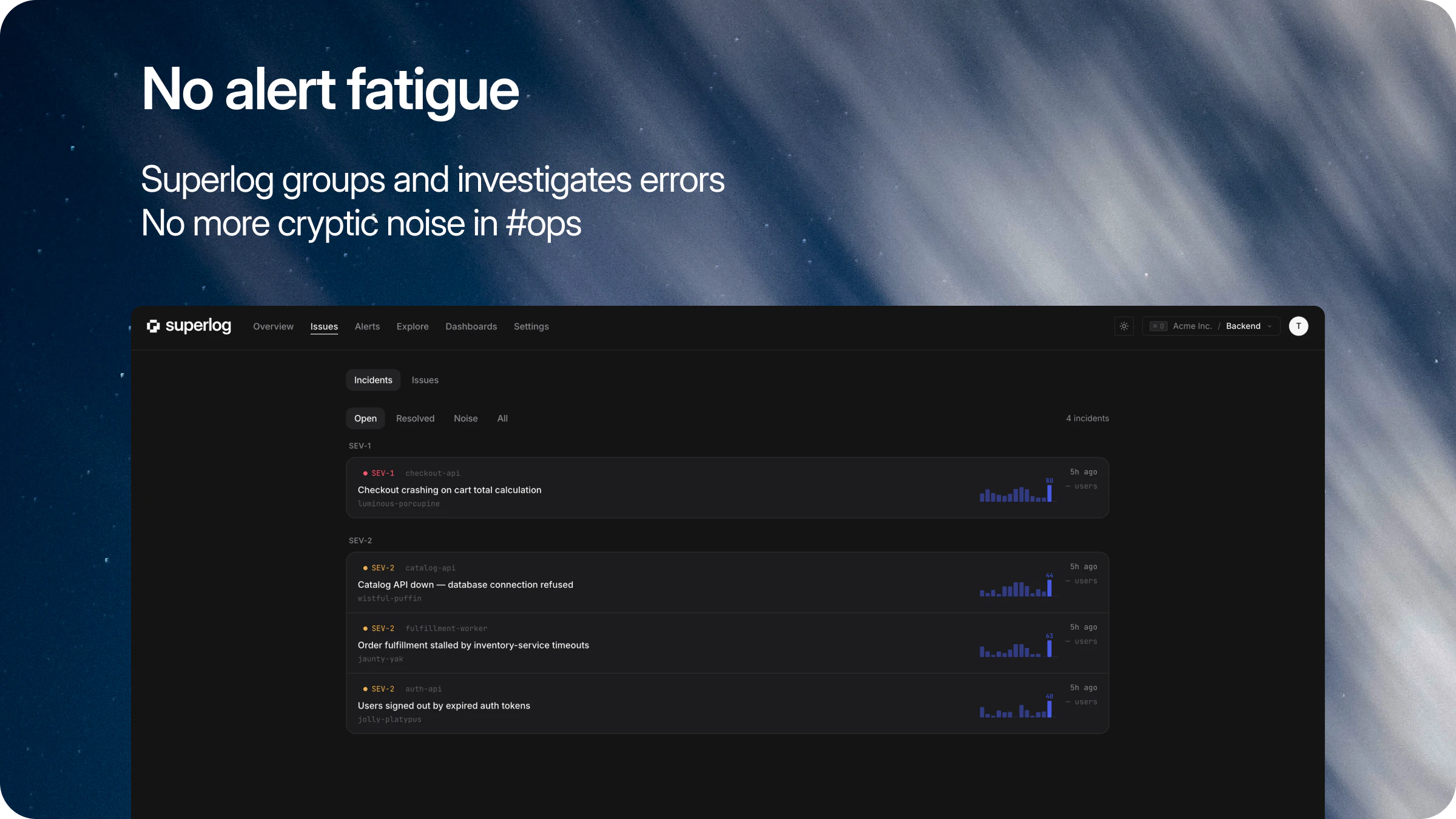 superlog screenshot 2
