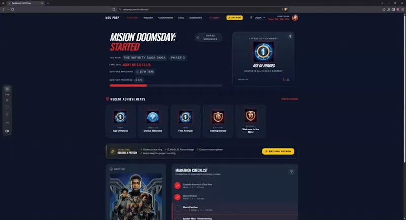 MCU Prep screenshot 1 (video preview)