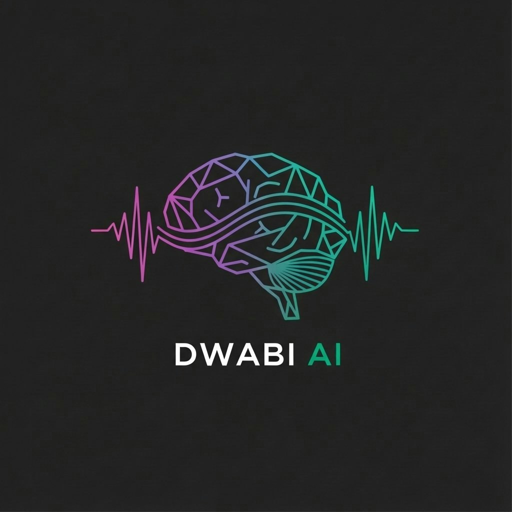 Dwabi AI Communication 24/7 for Business - Product Hunt launch logo and brand identity