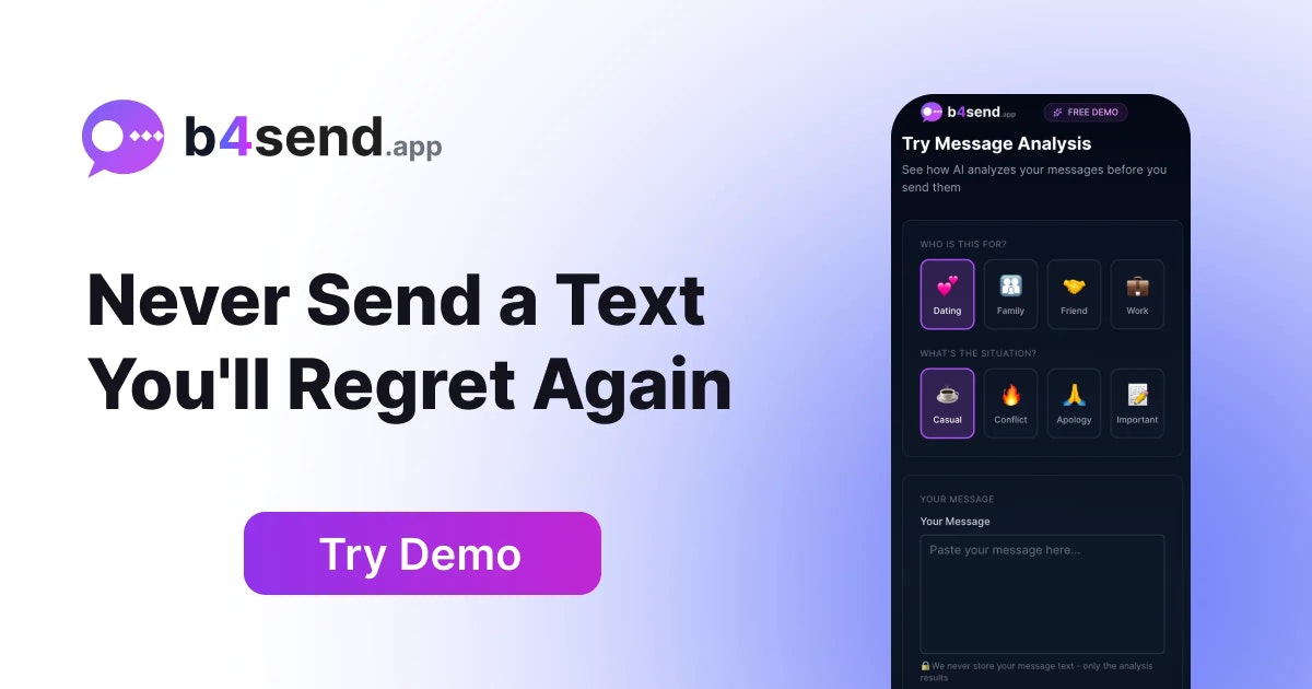 B4Send - Main product screenshot demonstrating key features and user interface
