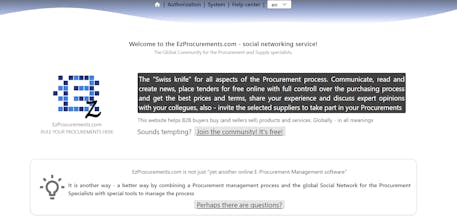 EzProcurements.com gallery image