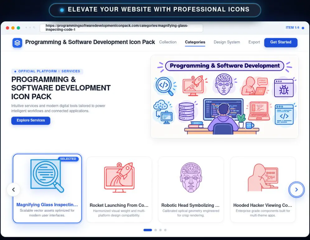 Programming & Software Dev Icon Pack gallery image