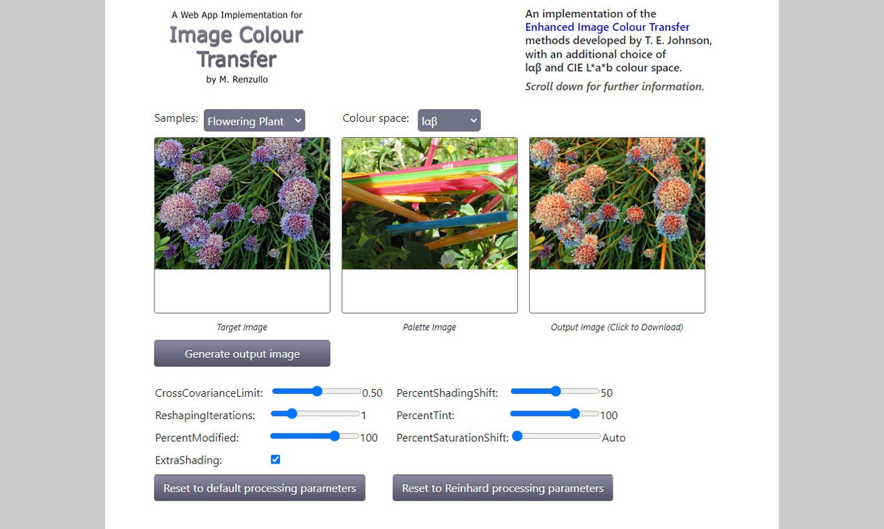 Image Colour Transfer gallery image
