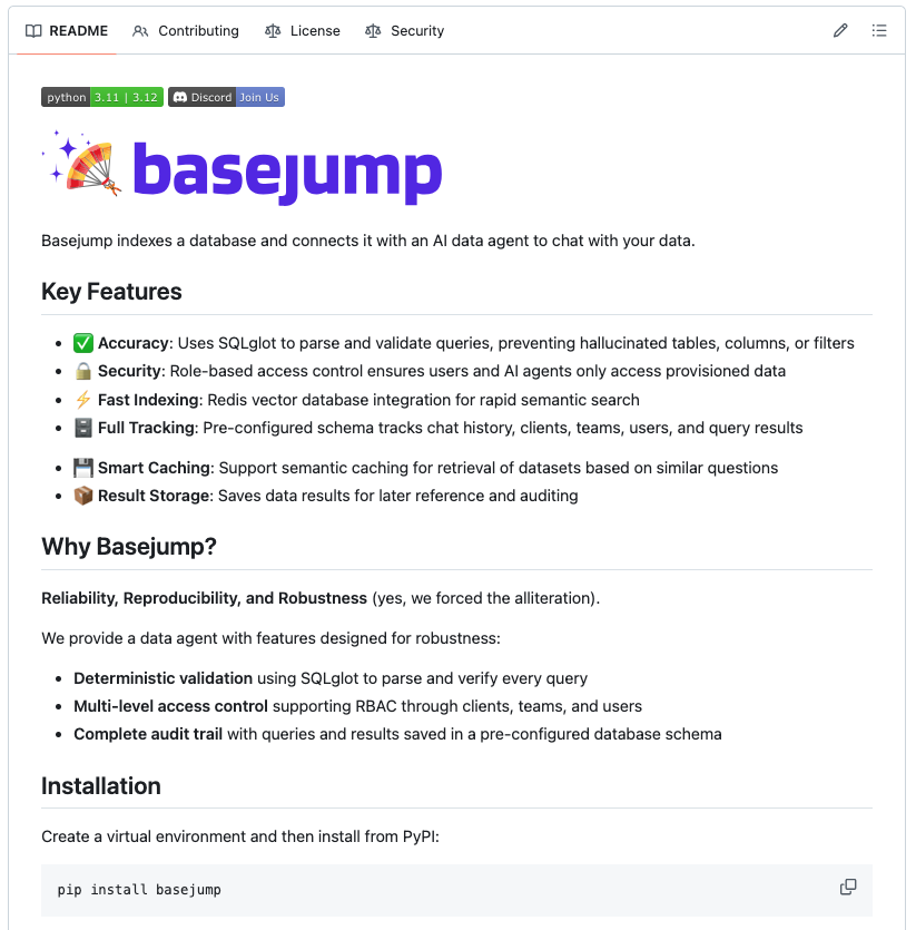 Basejump AI Open Source gallery image