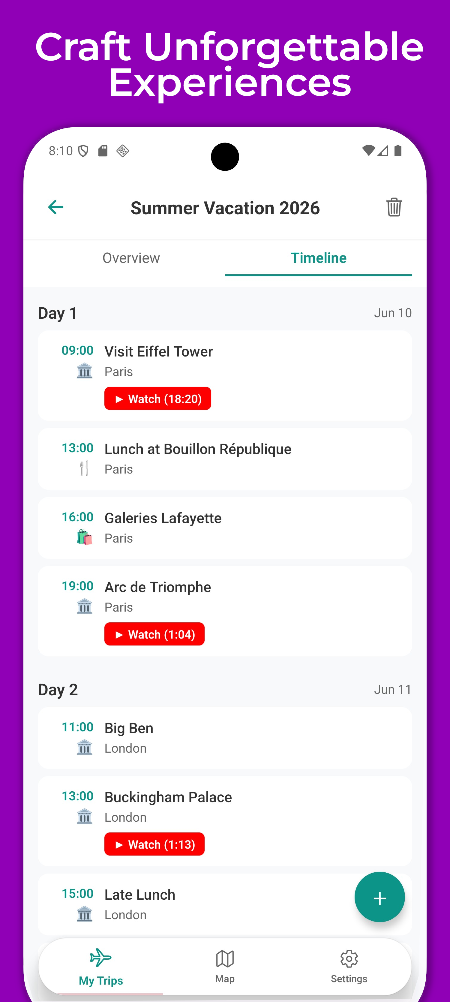 Tripory - Screenshot 3 showing product features and functionality