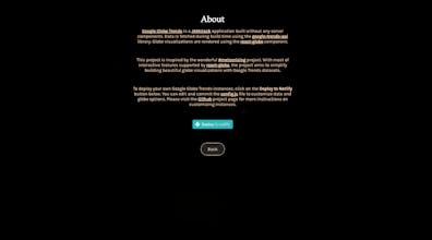 Google Globe Trends gallery image