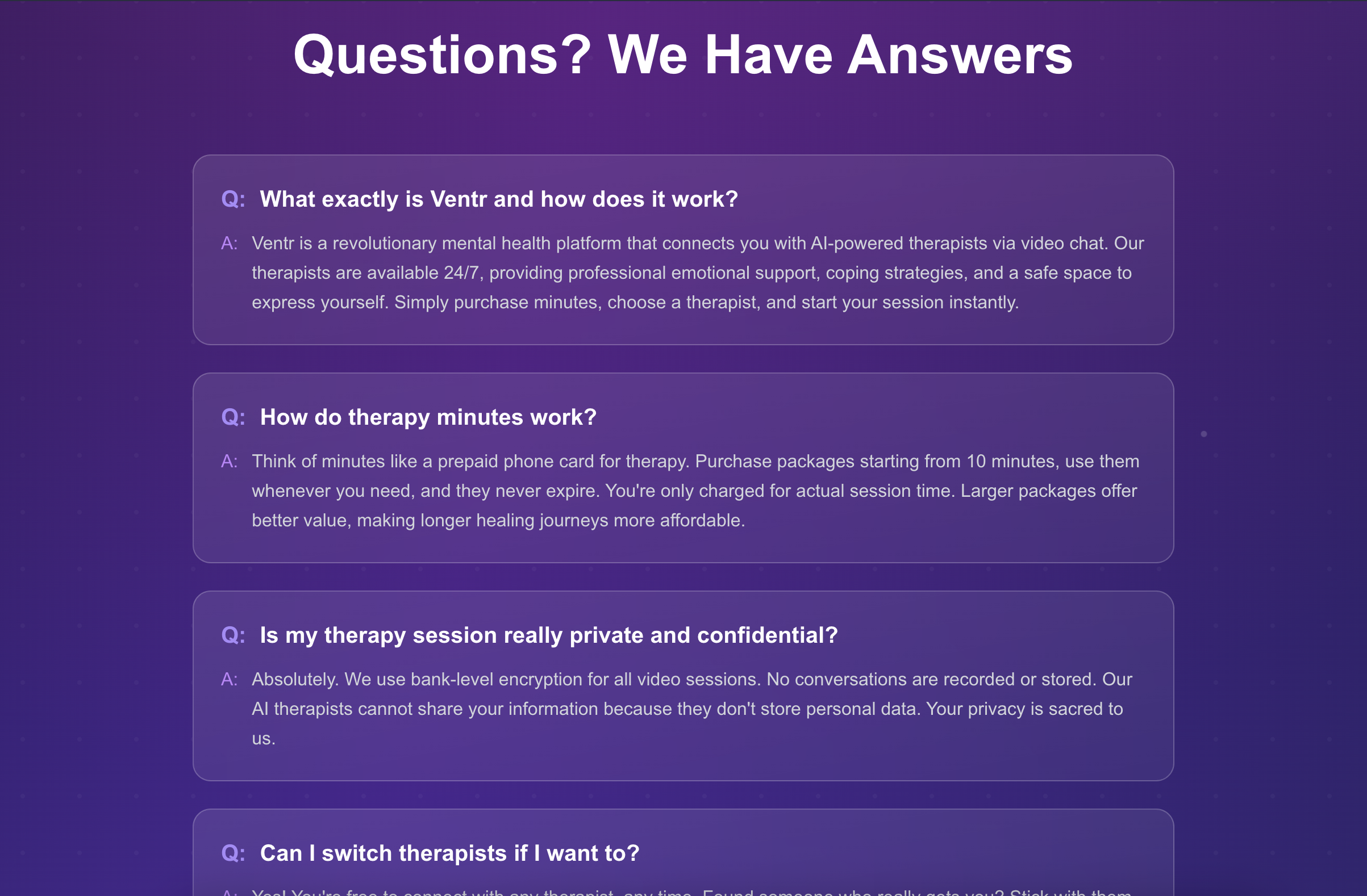 Média Ventr chat - Vent freely. Heal deeply. 6