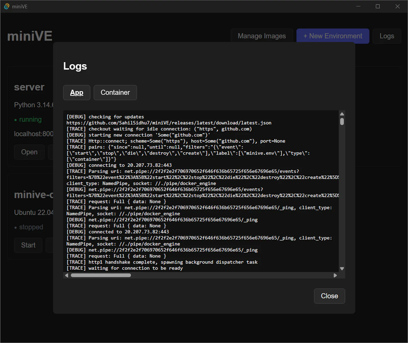 miniVE screenshot 6