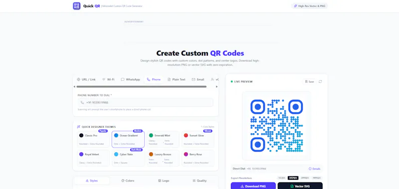 QuickQR screenshot 1