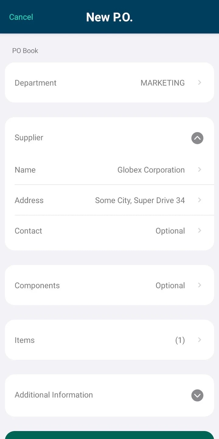 DigitalPurchaseOrder gallery image