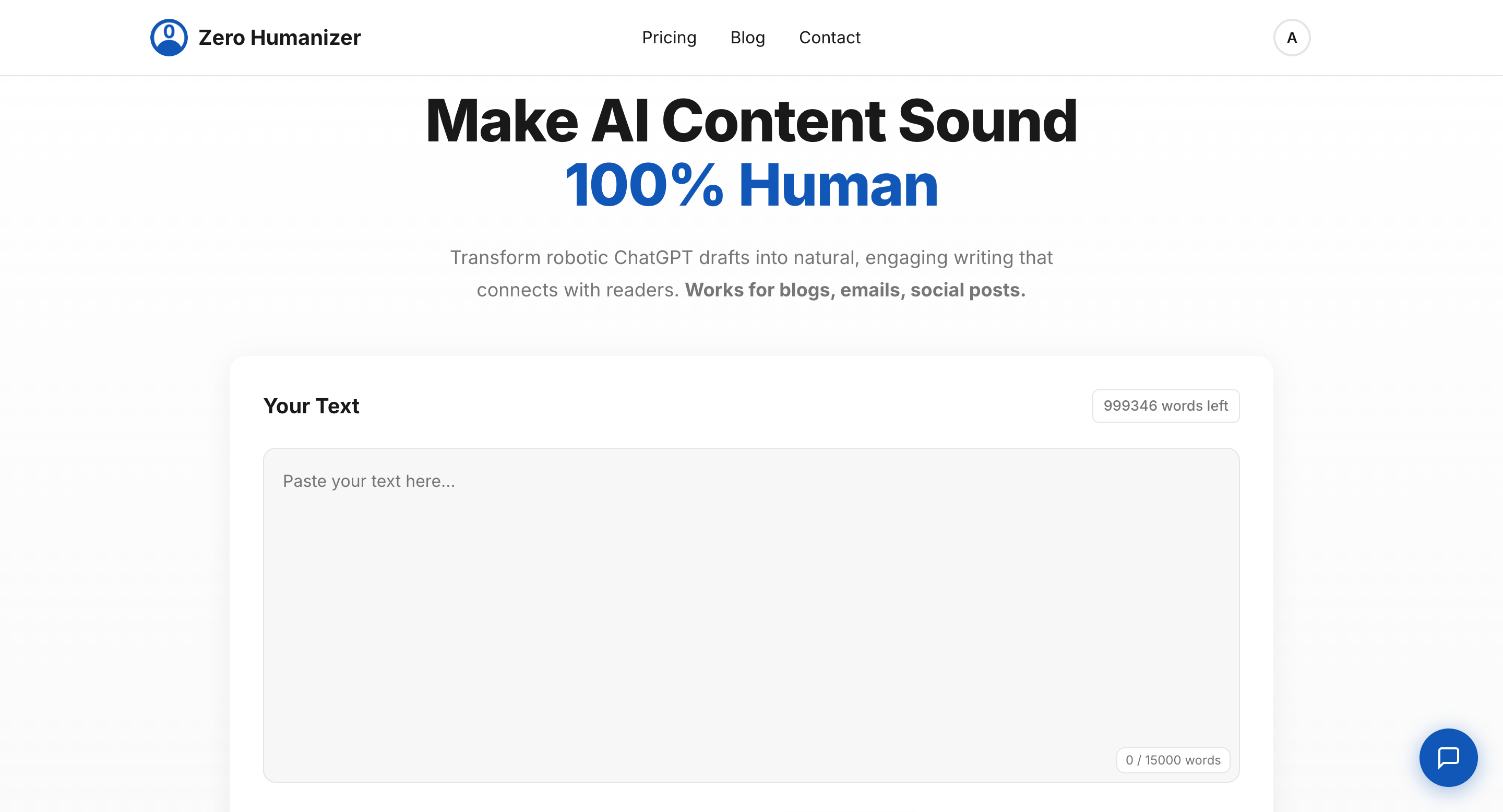 Zero Humanizer gallery image