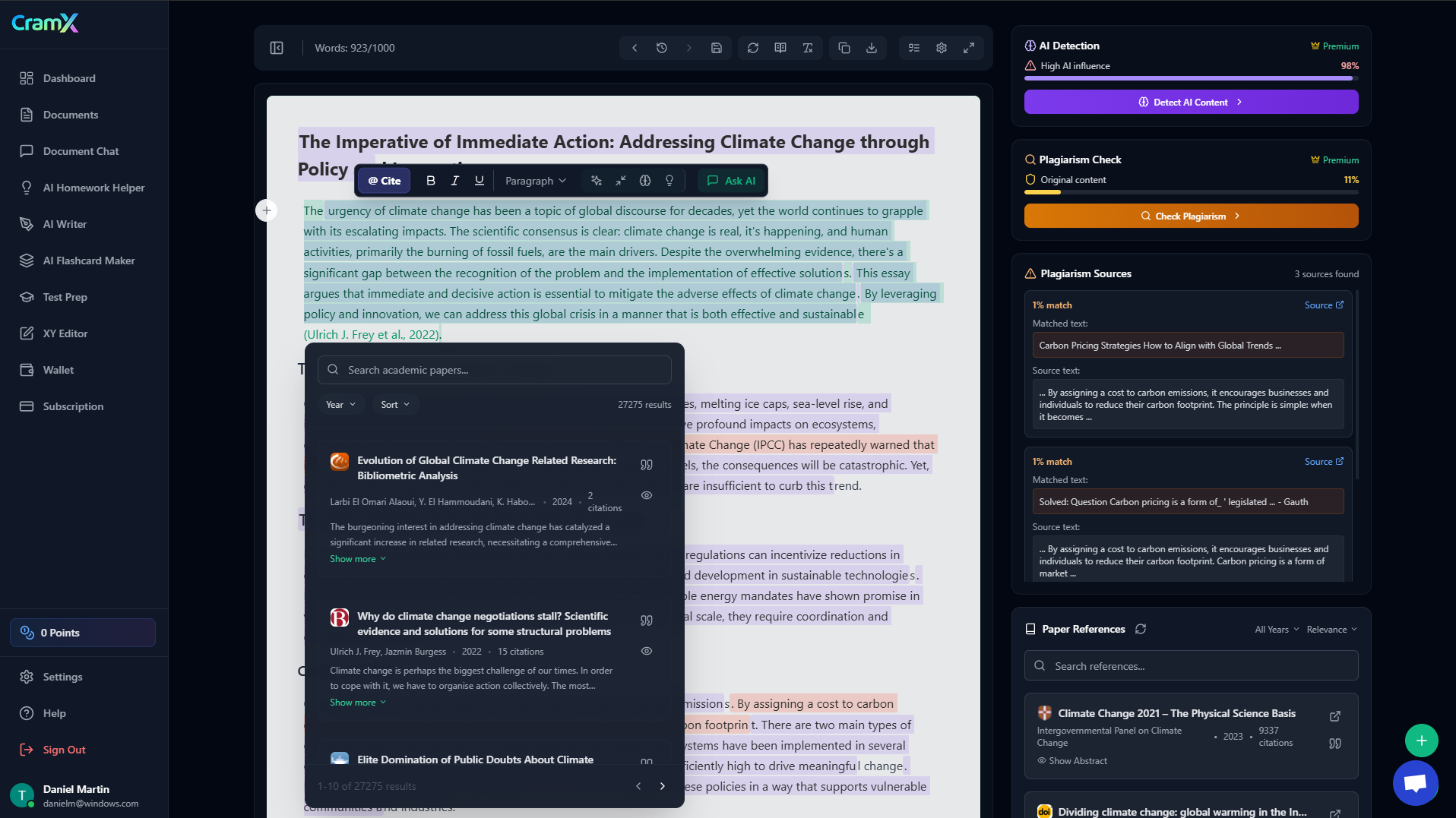CramX - Screenshot 3 showing product features and functionality