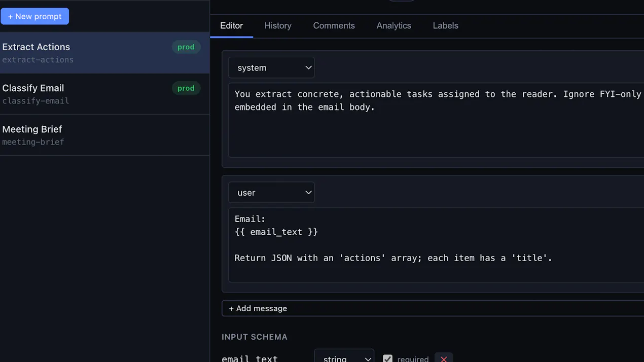 Prompt Workbench product