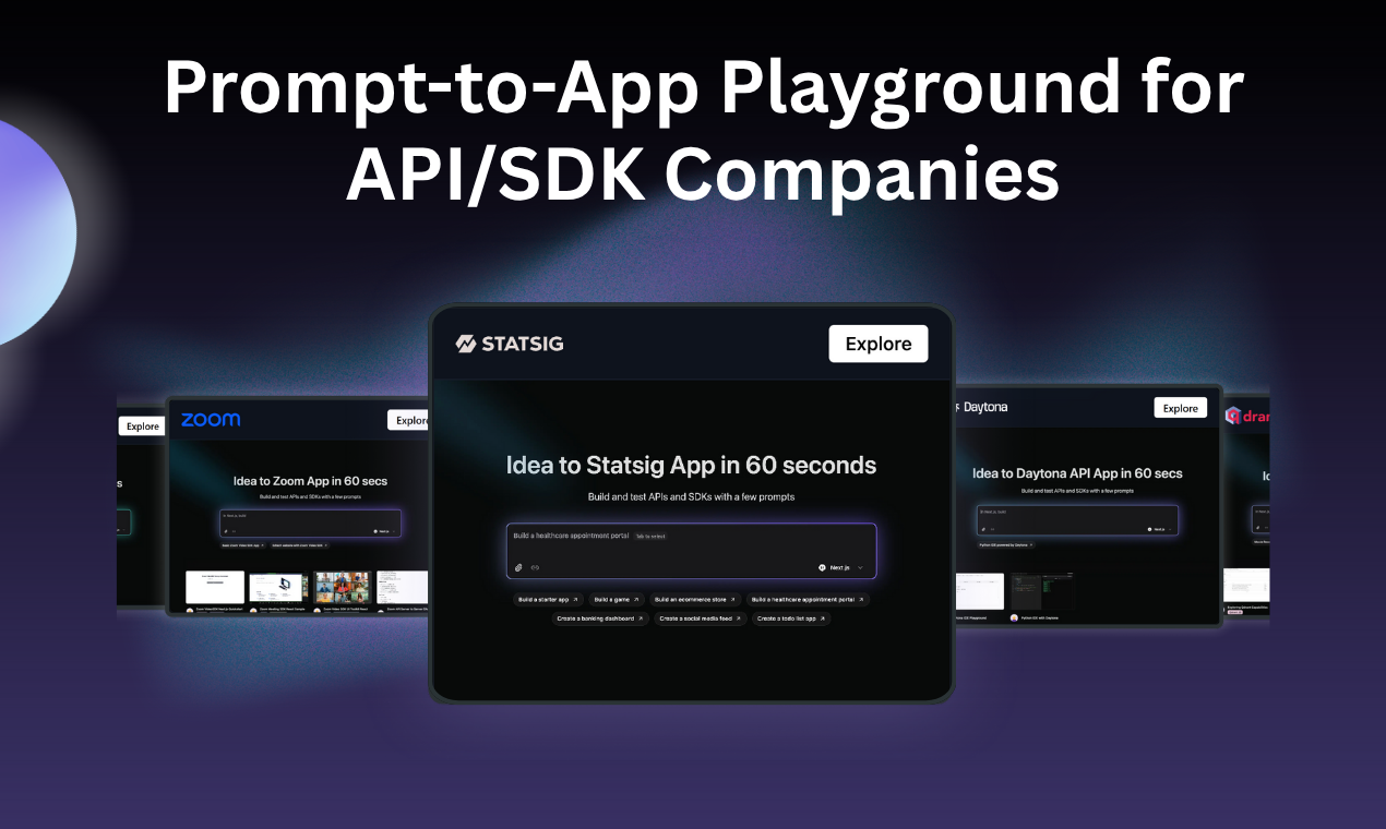 Media sampleapp.ai - Pemaju onboard ke API anda -dengan pantas 5