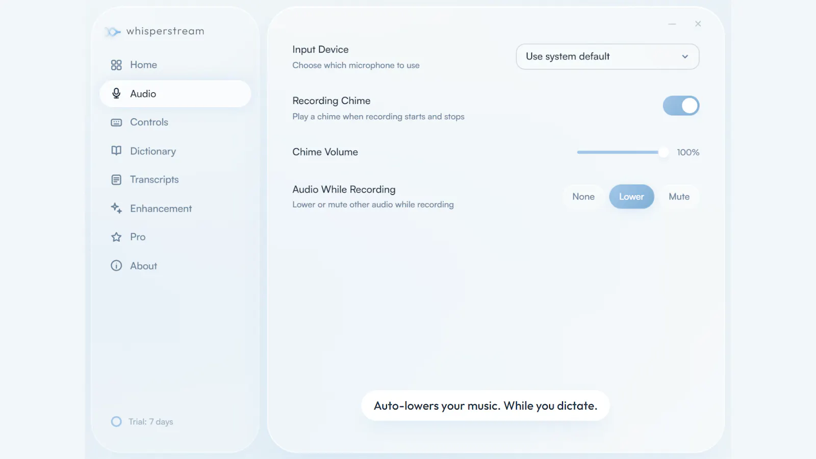 Whisperstream screenshot 3
