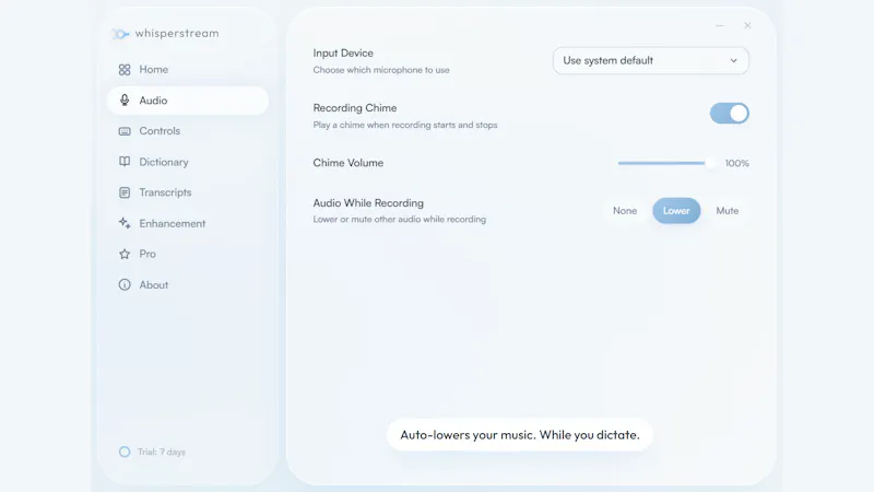 Whisperstream screenshot 3