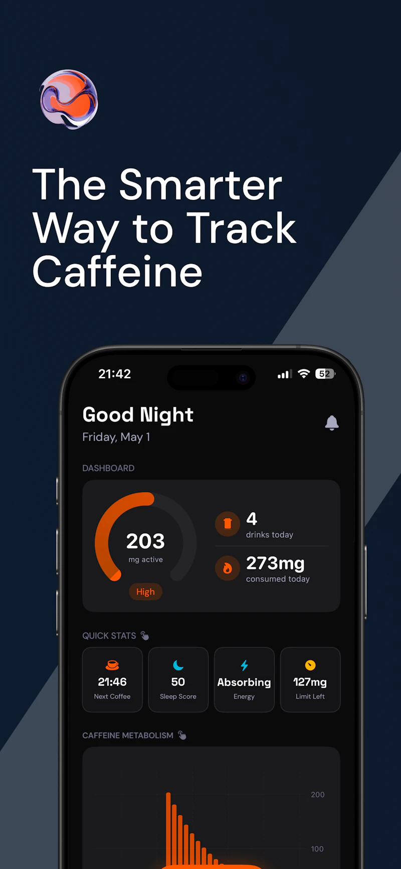 Caffy: Caffeine & Sleep screenshot 1