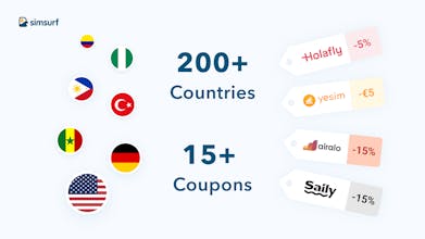 Simsurf - Compare eSIMs for cheaper data gallery image