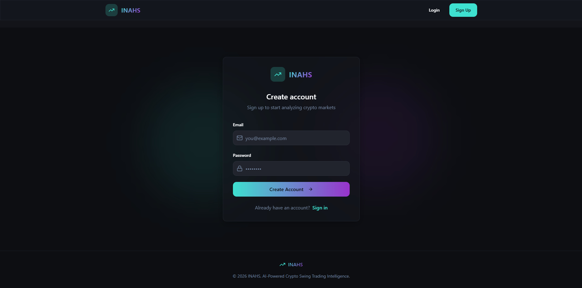 inahs ai | crypto analysis app - Screenshot 5 showing product features and functionality
