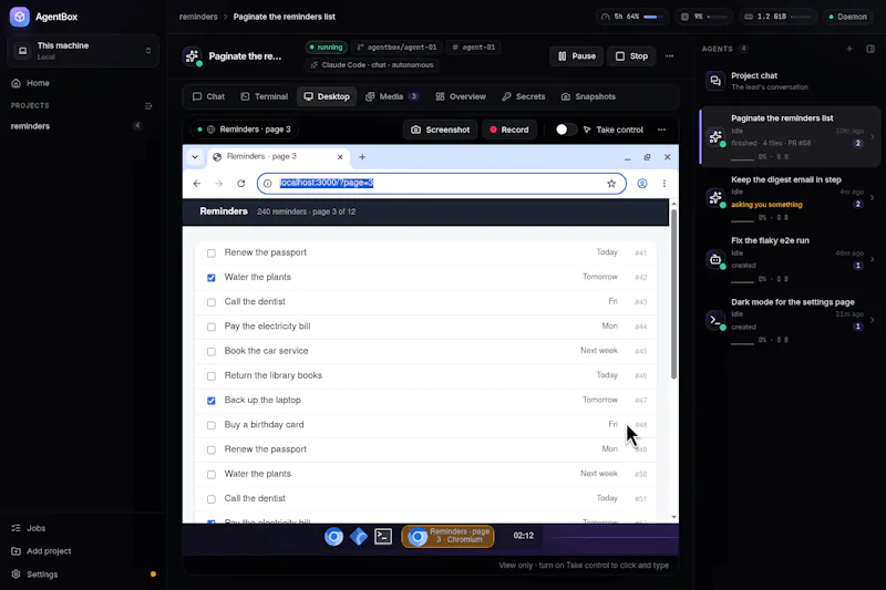 AgentBox screenshot 1