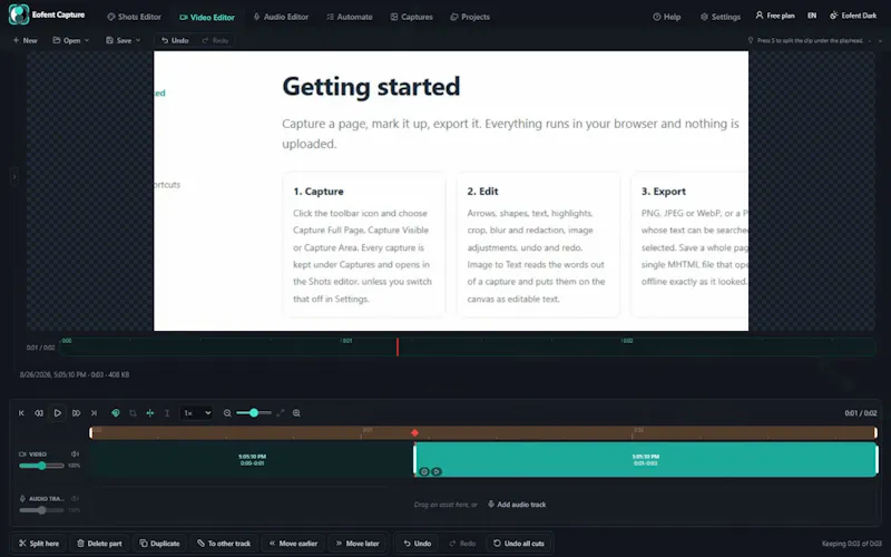 Eofent Capture screenshot 3